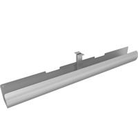 Axessline LiftPipe Tray - Kabeldike, L1050 mm, silver